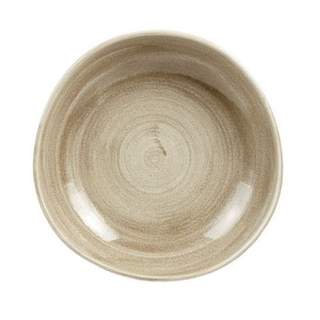 STONECAST ROUND BOWL 9 7/8" PATINA ANTIQUE TAUPE (12)