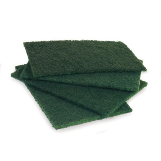 Jangro Premium Nylon Scourer 225 X 150mm Green (Pack Of 10)