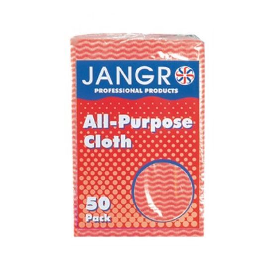 Jangro Large All Purpose Cloth Red (Pack Of 50)
