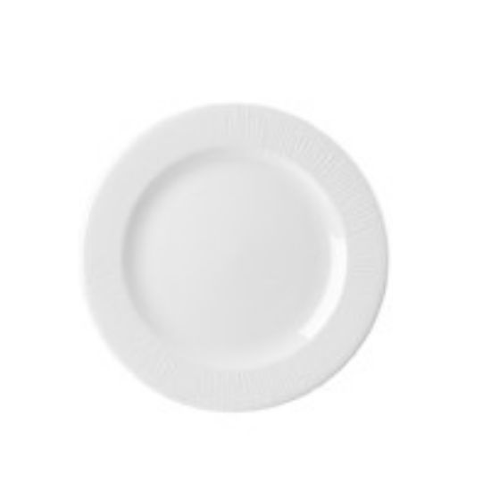 CASE OF 12 BAMBOO PLATE 8.25" WHITE