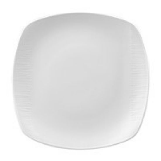 Churchill Bamboo Square Plate 10" White (Case Of 12)