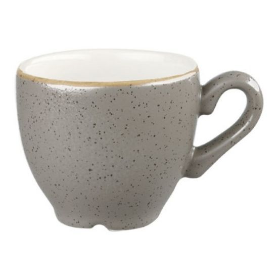 Churchill Stonecast Espresso Cup 3.5oz Peppercorn Grey (Case Of 12)
