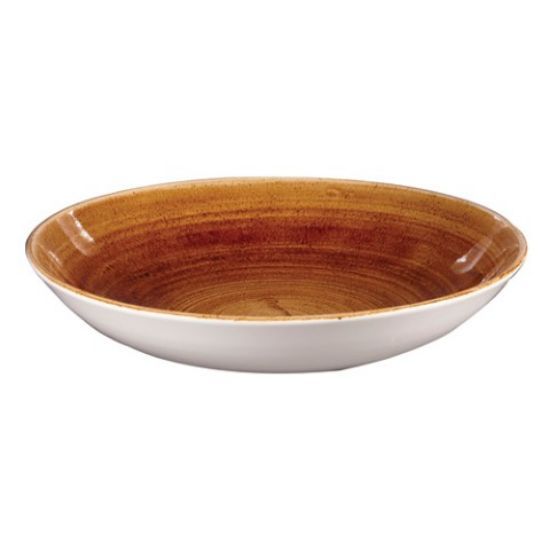 STONECAST COUPE BOWL 9.75" PATINA VINTAGE COPPER (12)