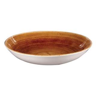 STONECAST COUPE BOWL 9.75" PATINA VINTAGE COPPER (12)