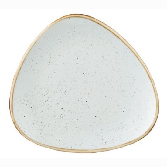 Churchill Stonecast Triangle Plate 12.25" 31cm Duck Egg (Case Of 6)