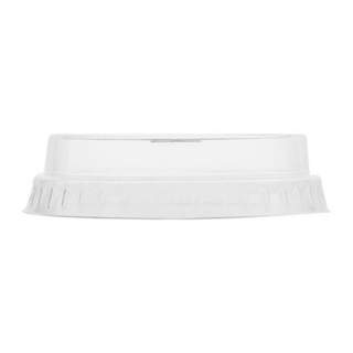 CASE OF (1000) VEGWARE FLAT LID WITH STRAW SLOT FITS SLIM CUP 76mm