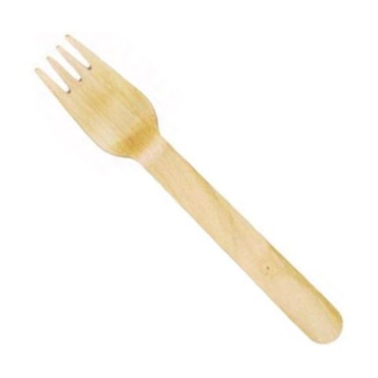 Disposable Wooden Fork (Pack Of 100)