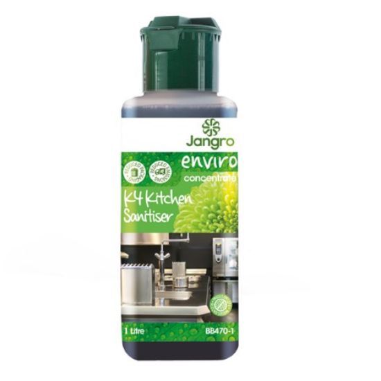 Jangro Enviro K4 Kitchen Sanitiser 1ltr **LQ**