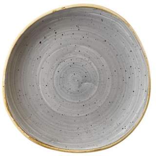 STONECAST ROUND TRACE PLATE 8.25" GREY (12)