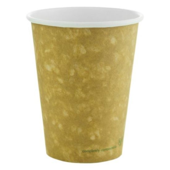 Vegware 12oz Single Wall Brown Kraft Hot Cup 89 Series (Pack Of 50)