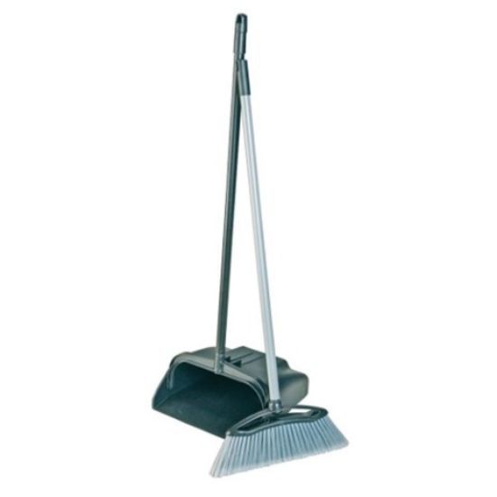 Lobby Dustpan & Brush Plastic