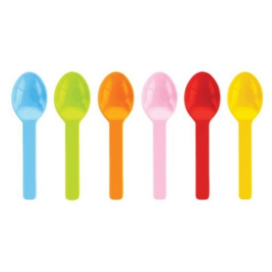 Vegware Tutti Frutti Ice Cream Spoons 3" (Case Of 2000)