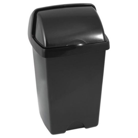 Addis Roll Top Bin 25l Black