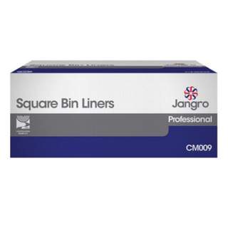 Jangro Square White Bin Liner 6/7mu 24/28g 15x24x24" 30l (100)