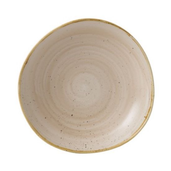STONECAST NUTMEG CREAM ORGANIC ROUND BOWL 9.875" 38oz (12)