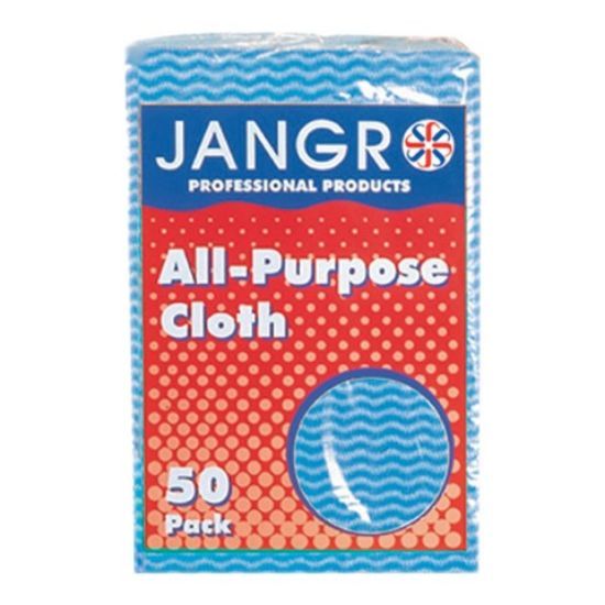 Jangro Large All Purpose Cloth Blue (Pack Of 50)