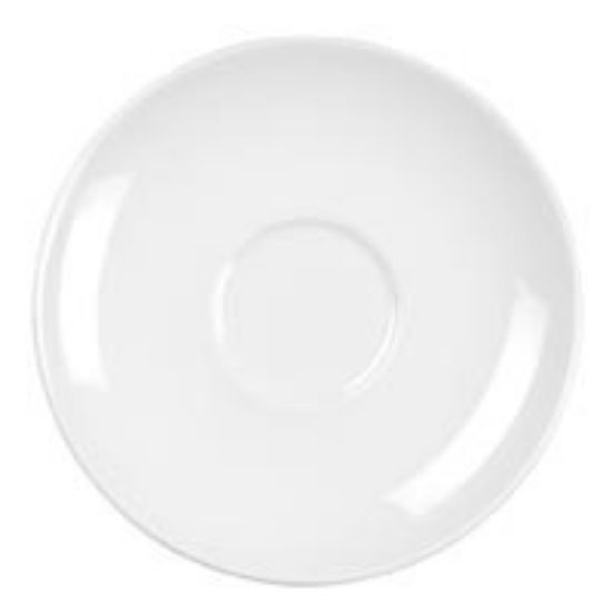 Churchill Alchemy Coupe Saucer 6" White (Case Of 24)