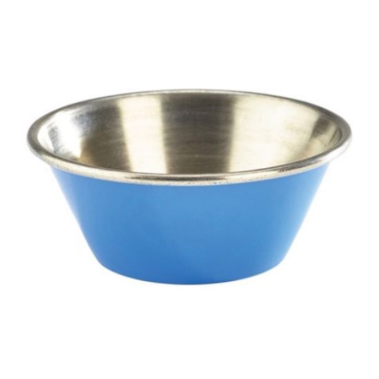 Ramekin 1.5oz St/St Blue