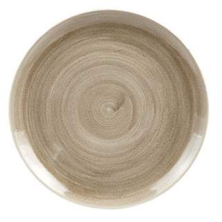 STONECAST COUPE PLATE 11.25" PATINA ANTIQUE TAUPE (12)