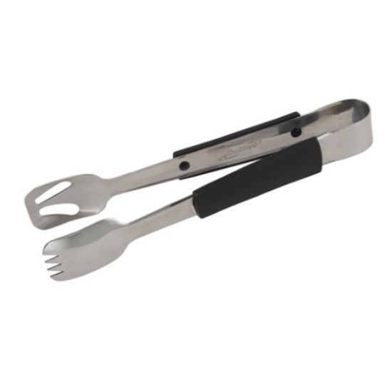 Genware Plastic Handle Buffet Tongs Black 24cm