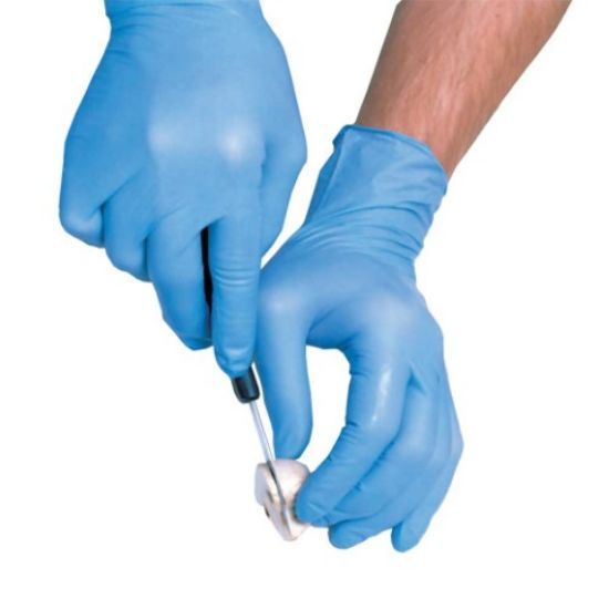 Jangro Premium Nitrile 5g Nitrile Glove Powder Free Blue Extra Large (Pack 0f 100)