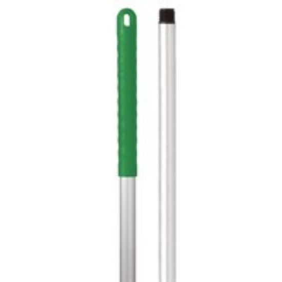 Aluminium Handle Colour Coded Grip 1360mm Green