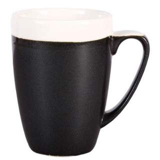 MONOCHROME MUG 12oz ONYX BLACK (12) *P