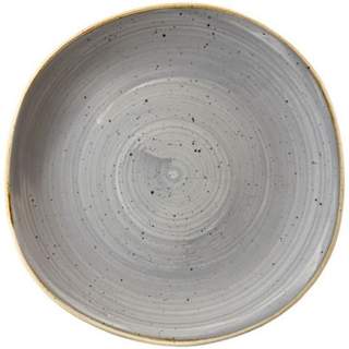 STONECAST ROUND TRACE PLATE 10 3/8" GREY (12)