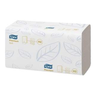 Tork Prem Hand Towel 2ply H2 White (3150sht)