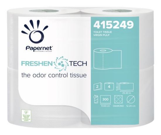 Freshen Tech Conventional 300 Sheet Toilet Roll White 2 Ply (Pure) (28) *s