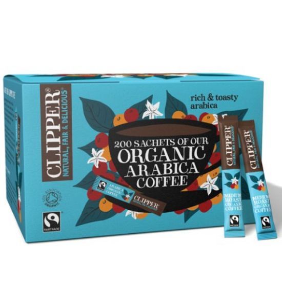 Clipper Fairtrade Organic Fr/Dried Coffee Sticks (200)