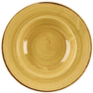 STONECAST PROFILE WIDE RIM BOWL 9.4" MUSTARD (12)