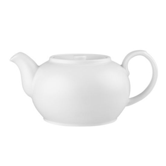 CASE OF 4 NOVA CHURCHILL CAFE TEAPOT 28oz WHITE