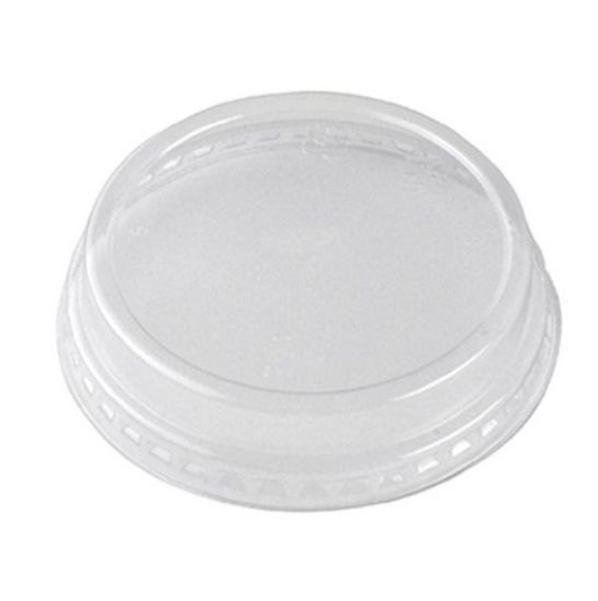 Case Of (1000) Vegware PLA Flat Lid No Hole 76mm Fits Slim Cup 76 Series *p