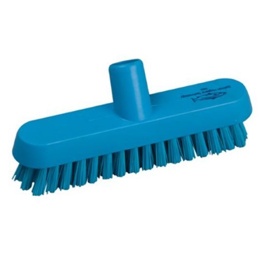 Deck Scrub Stiff 230mm Blue 9"