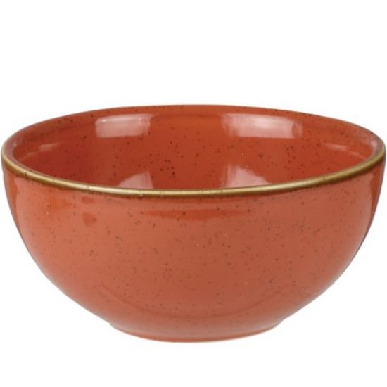 Churchill Stonecast Soup Bowl 16oz  Orange (Case Of 12)