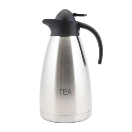 Contemporary Vacuum Jug 2ltr Inscribed Tea St/St