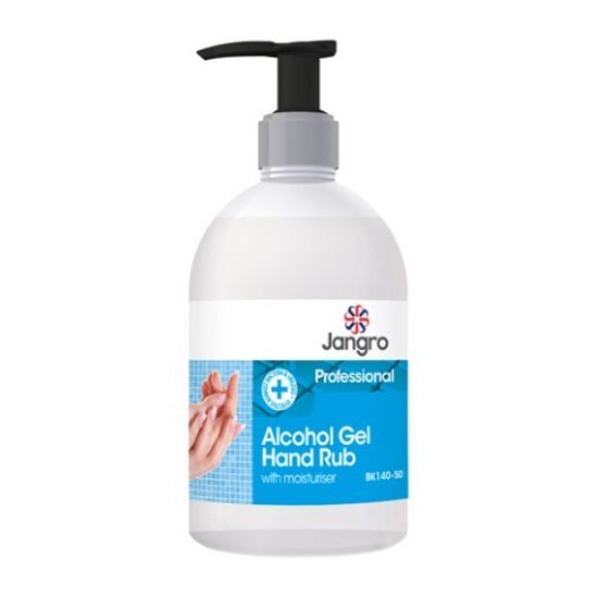 Jangro Alcohol Hand Gel Pump 500ml IPA **LQ** (Single)