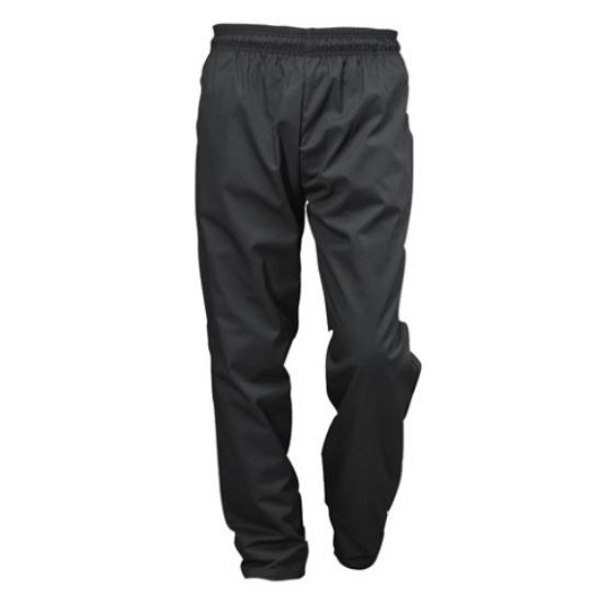 Chef Trousers Sml Plain Black