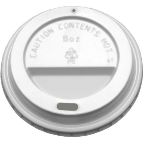 CPLA Go-Pak Hot Cup Lid 8oz White (Pack Of 100)