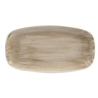 STONECAST OBLONG PLATE 13.75" PATINA ANTIQUE TAUPE (6)