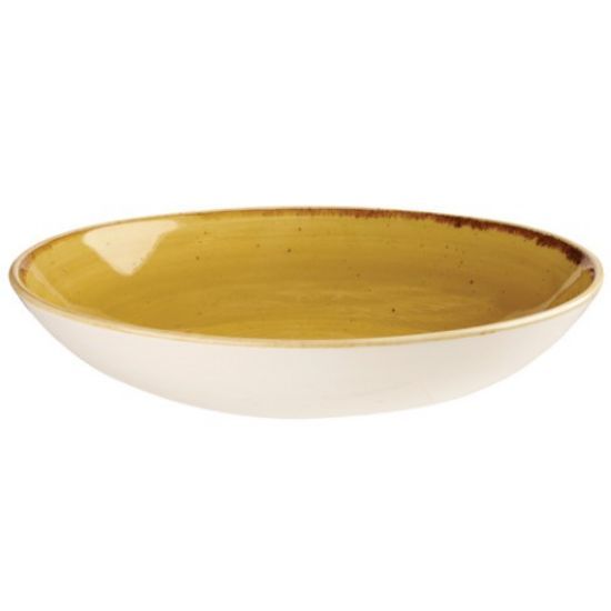 STONECAST MUSTARD SEED YELLOW COUPE BOWL 9.75" 40OZ (12)