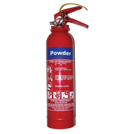 Dry Powder Fire Extinguisher 1kg For Use On Class Ab And C Fires