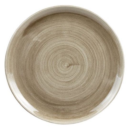 STONECAST COUPE PLATE 12.75" PATINA ANTIQUE TAUPE (6)