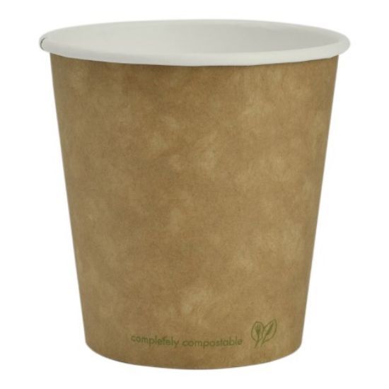 Vegware Single Wall 10oz Brown Kraft Cup 89 Series (Pack Of 50)
