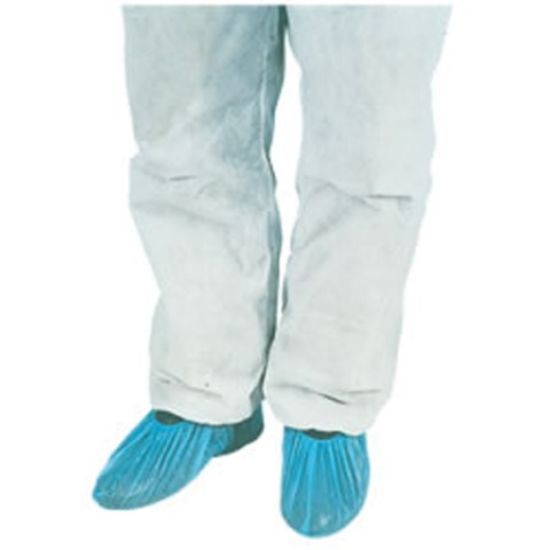 Disposable Overshoes Blue 16" (Pack of 100)