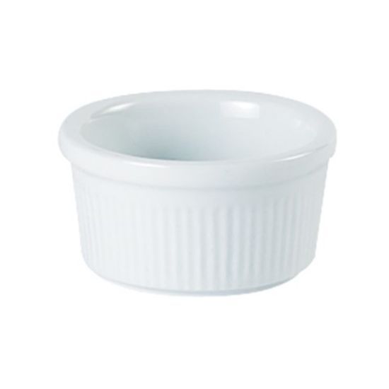 Porcelite Fluted Ramekin 6oz 3.75"  (Case of 12)