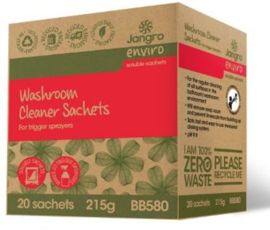JANGRO ENVIRO WASHROOM CLEANER SACHETS FOR TRIGGER SPRAYER (20)