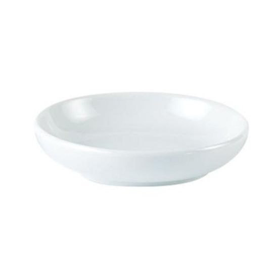 Porcelite Butter Tray 4" (Case Of 12)