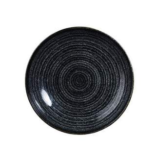 STUDIO PRINTS COUPE BOWL 18.2 CM 7.25" CHARCOAL BLACK (12)